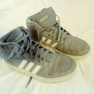 Adidas gray hi top SKATE